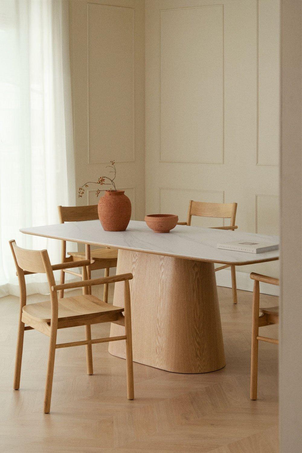sklum Mesa de Comedor Rectangular en Madera (200x100 cm) Aura