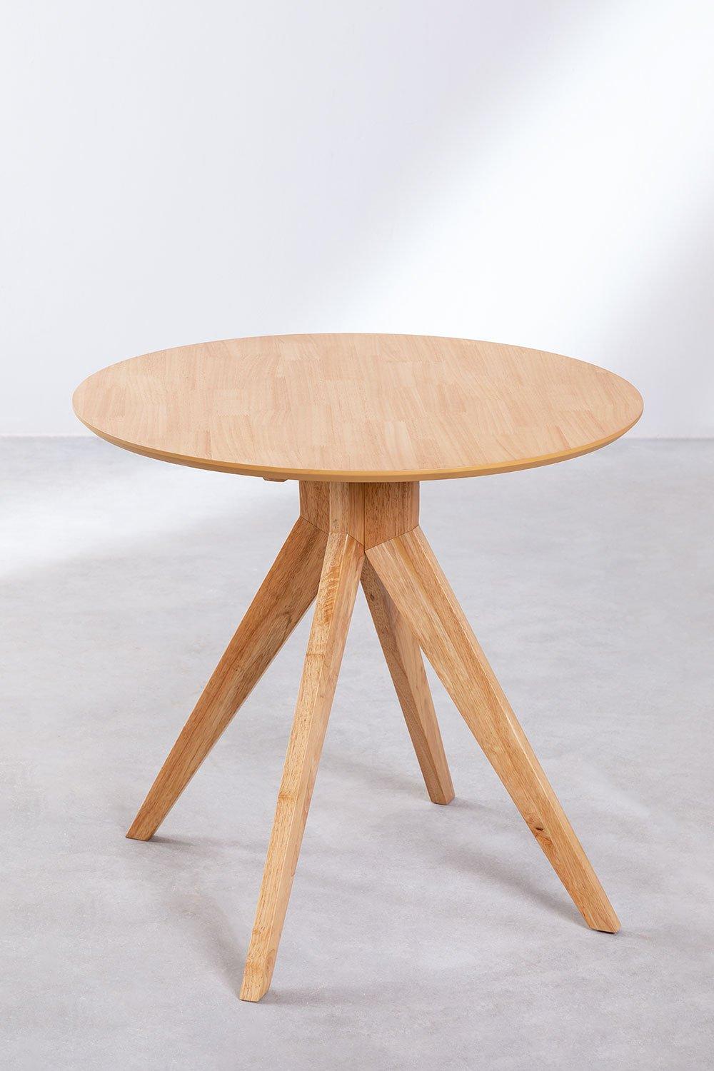 Sklum Mesa De Comedor Redonda En Madera (Ø80 Cm) Sekiz