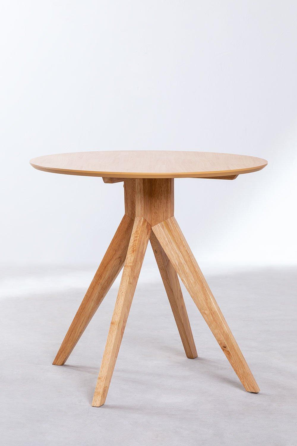 Sklum Mesa De Comedor Redonda En Madera (Ø80 Cm) Sekiz