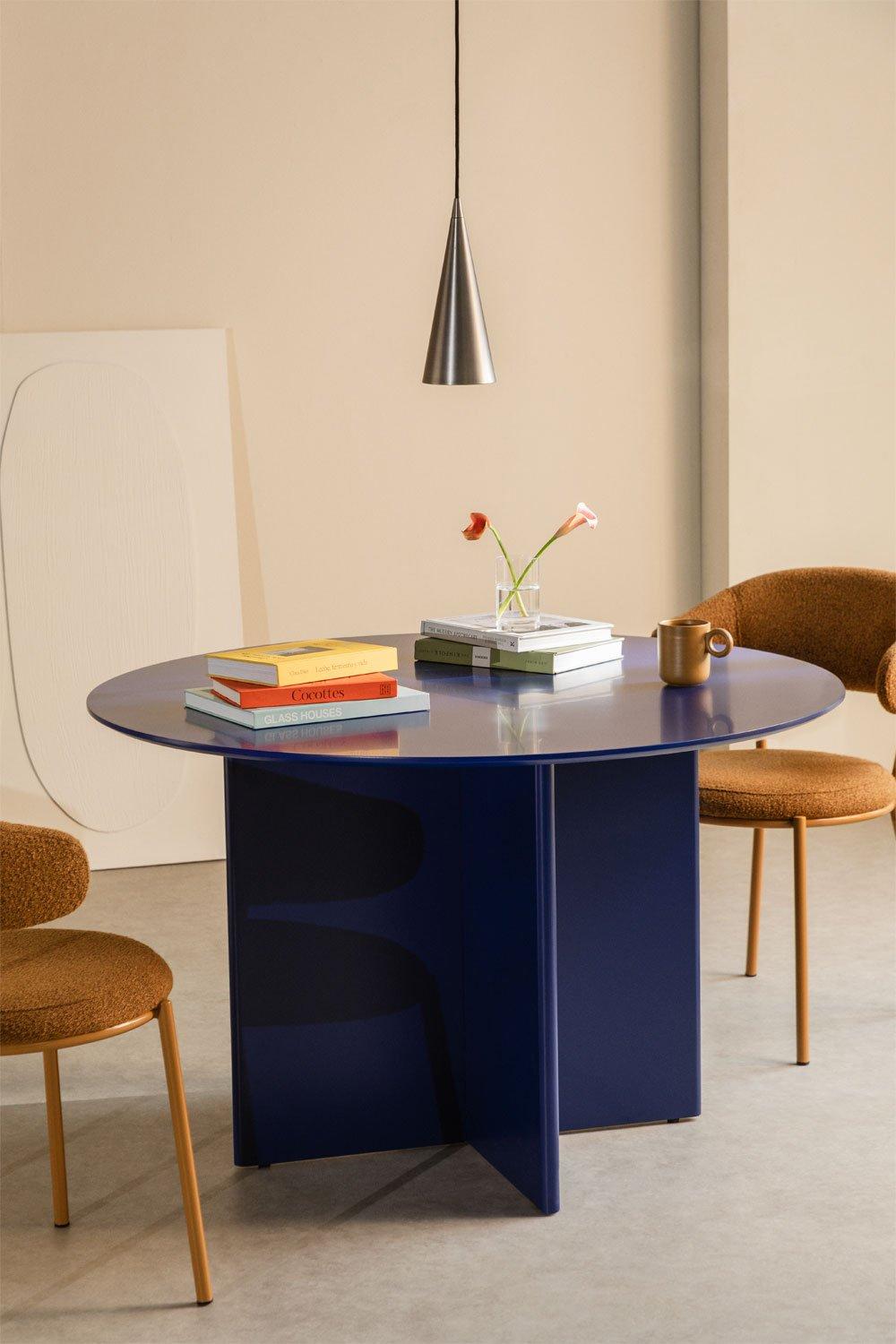 sklum Mesa de comedor redonda en MDF (Ø120 cm) Saonara