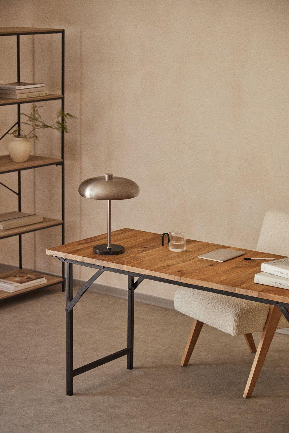 sklum Mesa de Escritorio Plegable Rectangular en Madera (155 5x62 cm) Ulcan