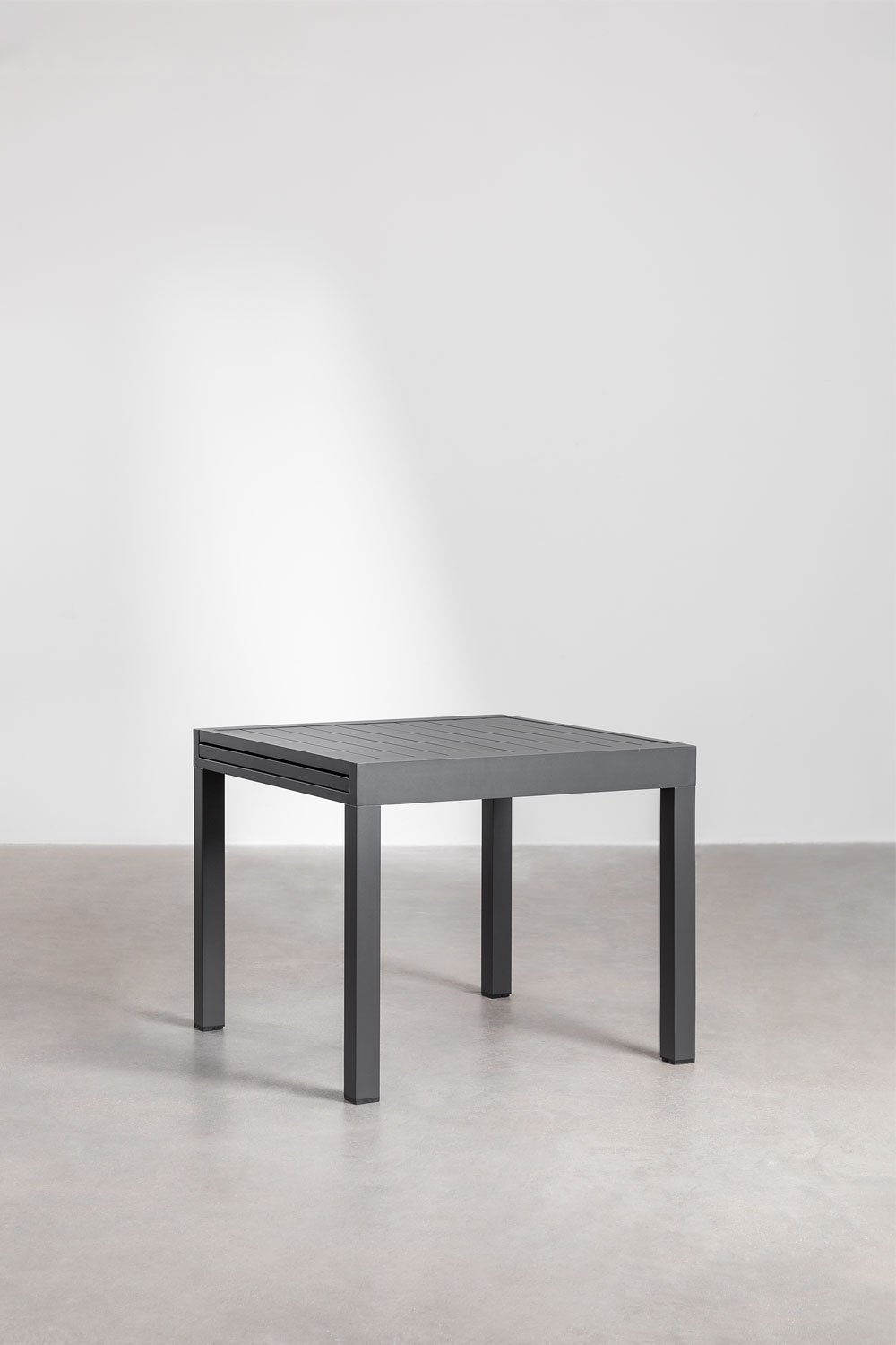 Sklum Mesa De Jardín 90-180x90 Cm Extensible En Aluminio Starmi