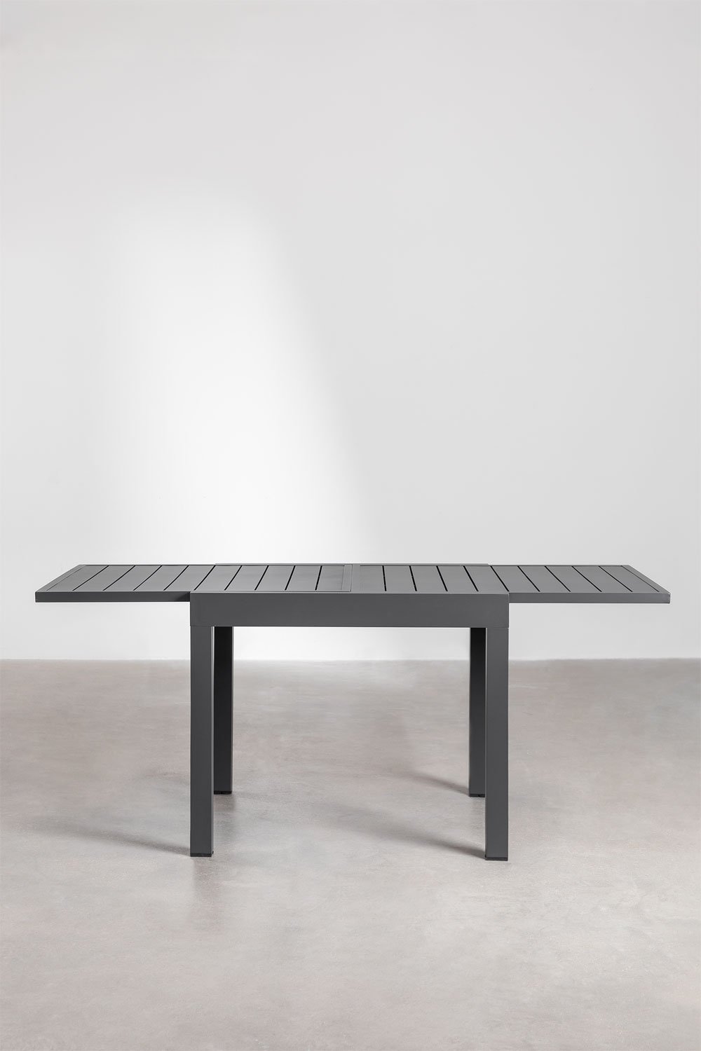 Sklum Mesa De Jardín 90-180x90 Cm Extensible En Aluminio Starmi