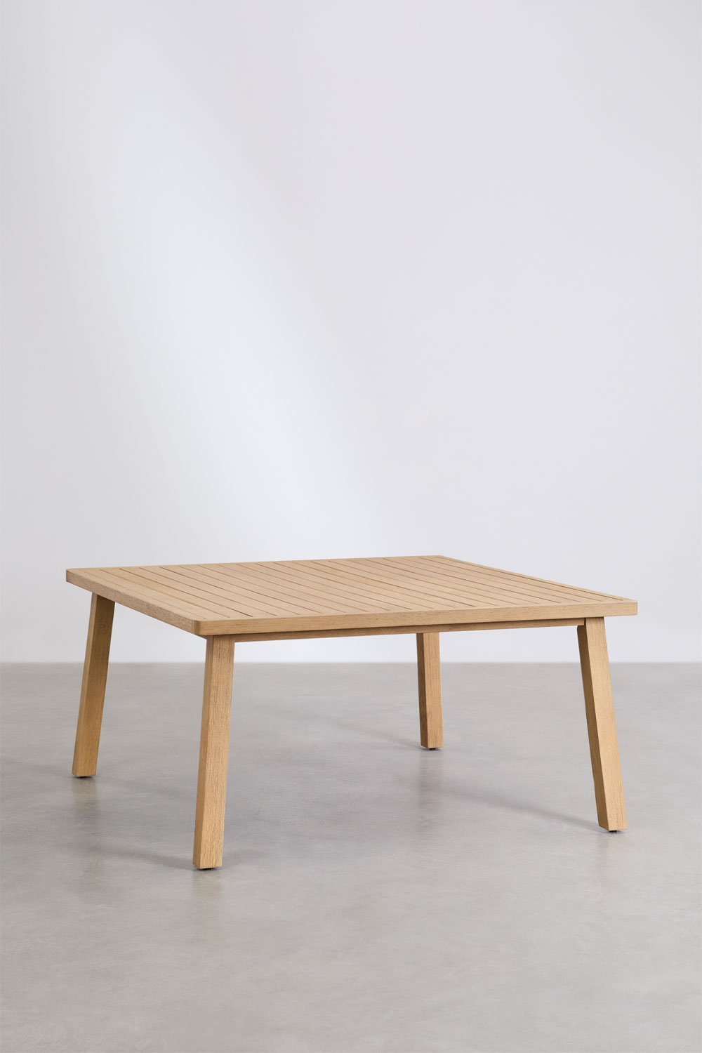Sklum Mesa De Jardín Cuadrada 150x150 Cm En Madera De Acacia Dubai