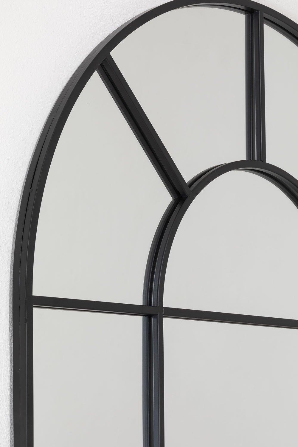 Sklum Metal Wall Mirror With Window Effect (80x180 Cm) Diana