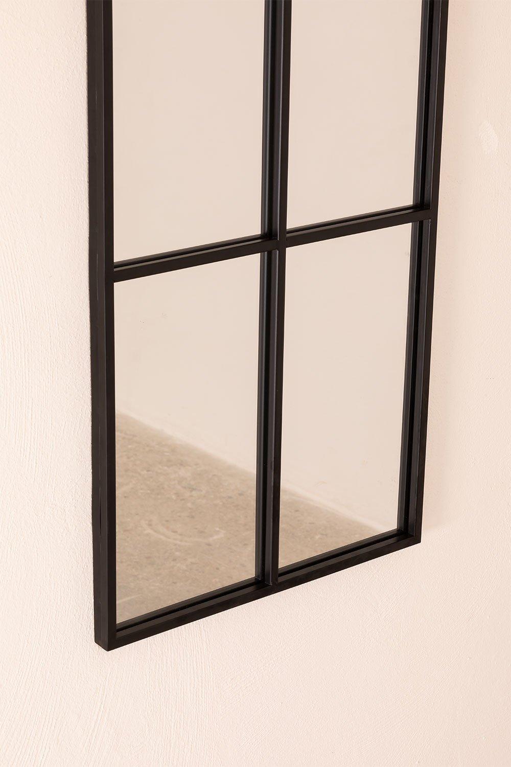 Sklum Metalowe Lustro ścienne Z Efektem Okna (40x130 Cm) Rania