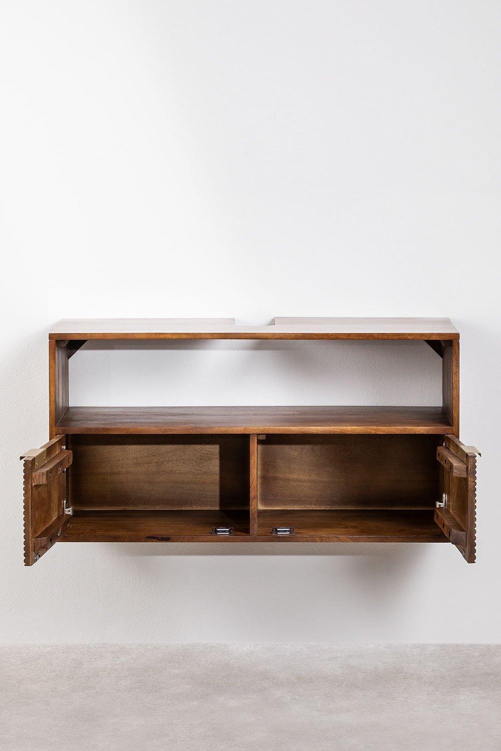 Sklum Mueble De Baño Suspendido En Madera De Mango Baty