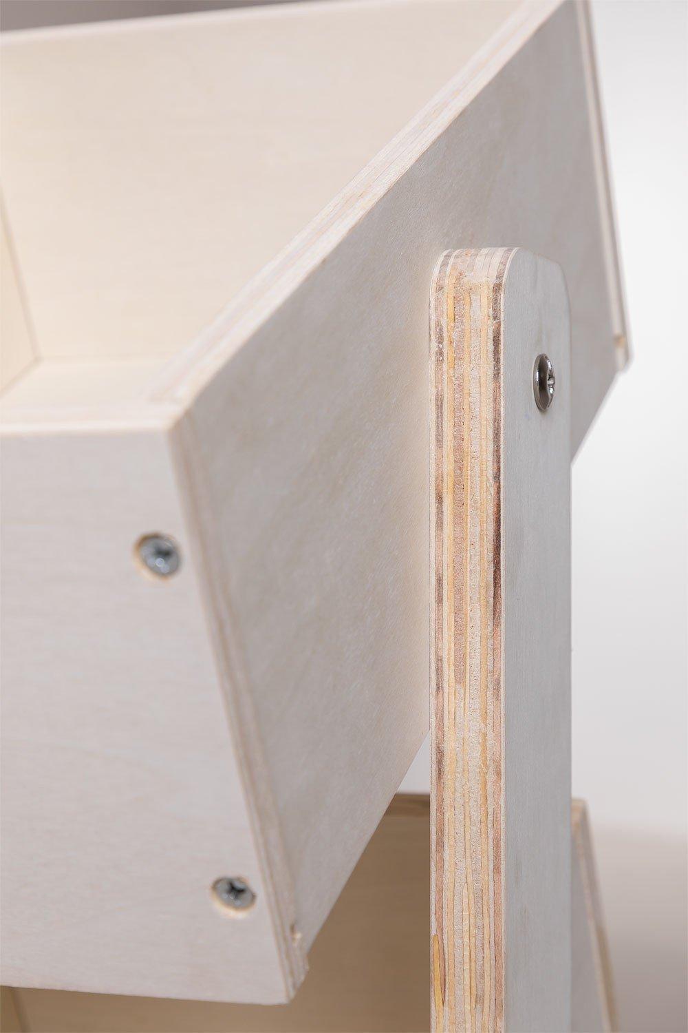 Sklum Mueble Organizador De Juguetes En Madera Yerai Kids