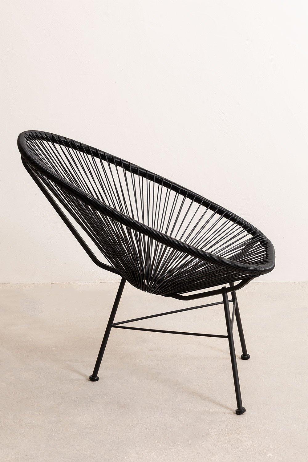 Sklum Nowe Krzesło Ogrodowe Acapulco Ze Stali I Syntetycznej Wikliny