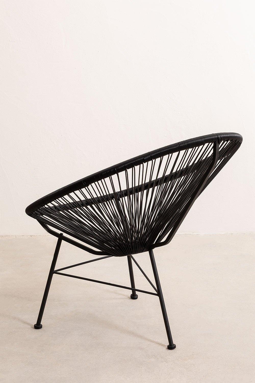 Sklum Nowe Krzesło Ogrodowe Acapulco Ze Stali I Syntetycznej Wikliny