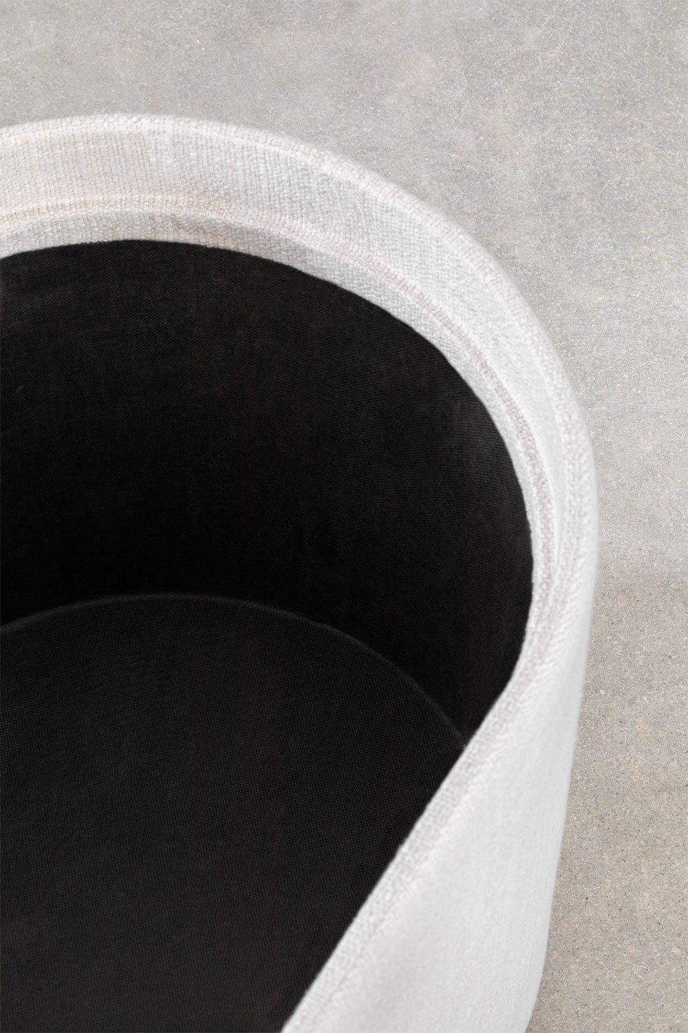 Sklum Owalna Pufa Z Tacą I Tapicerowanym Schowkiem Berkeleni