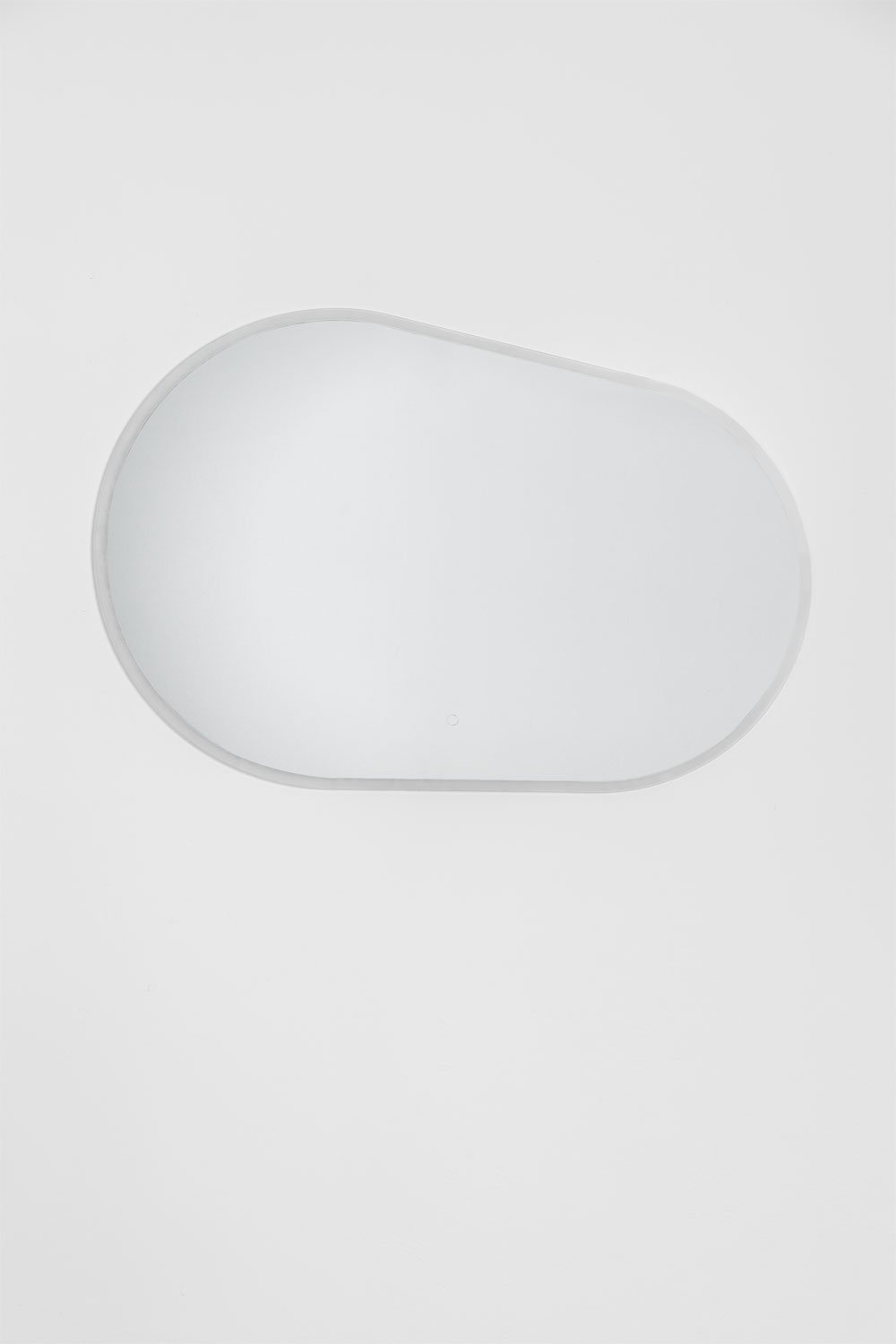 Sklum Owalne Lustro łazienkowe Meunier Ze światłem LED I Powłoką Przeciwmgielną