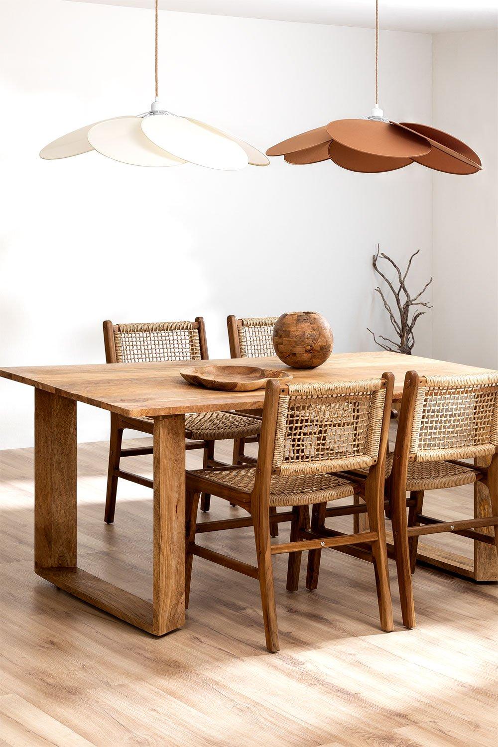 Sklum Pack De 2 Sillas De Comedor En Madera De Teca Malmo