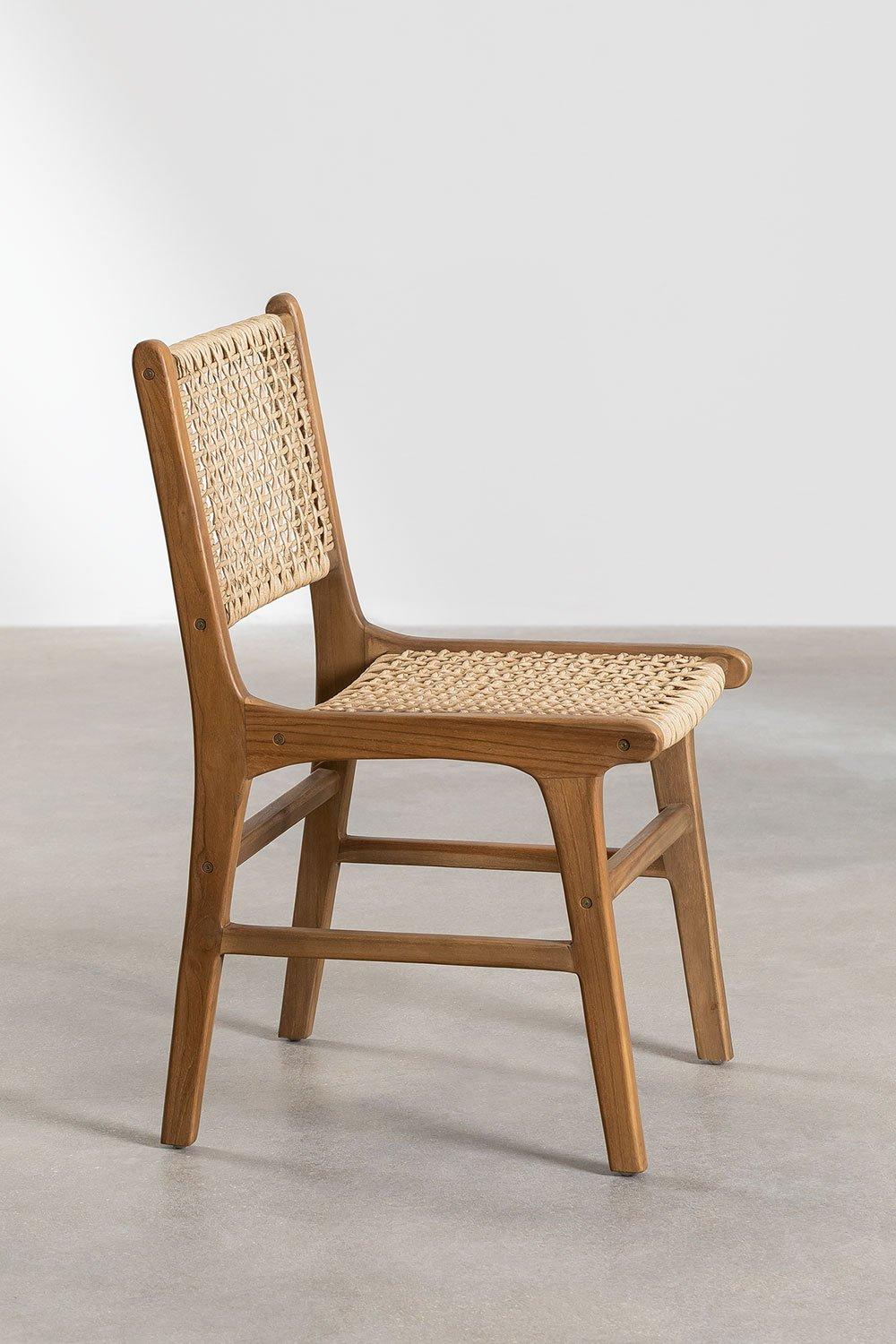 Sklum Pack De 2 Sillas De Comedor En Madera De Teca Malmo