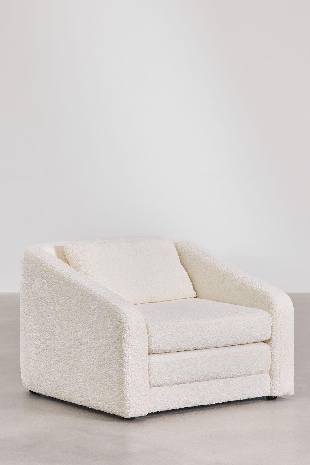 Sklum Pack De 2 Sillones Cama En Tela Bouclé Dalila