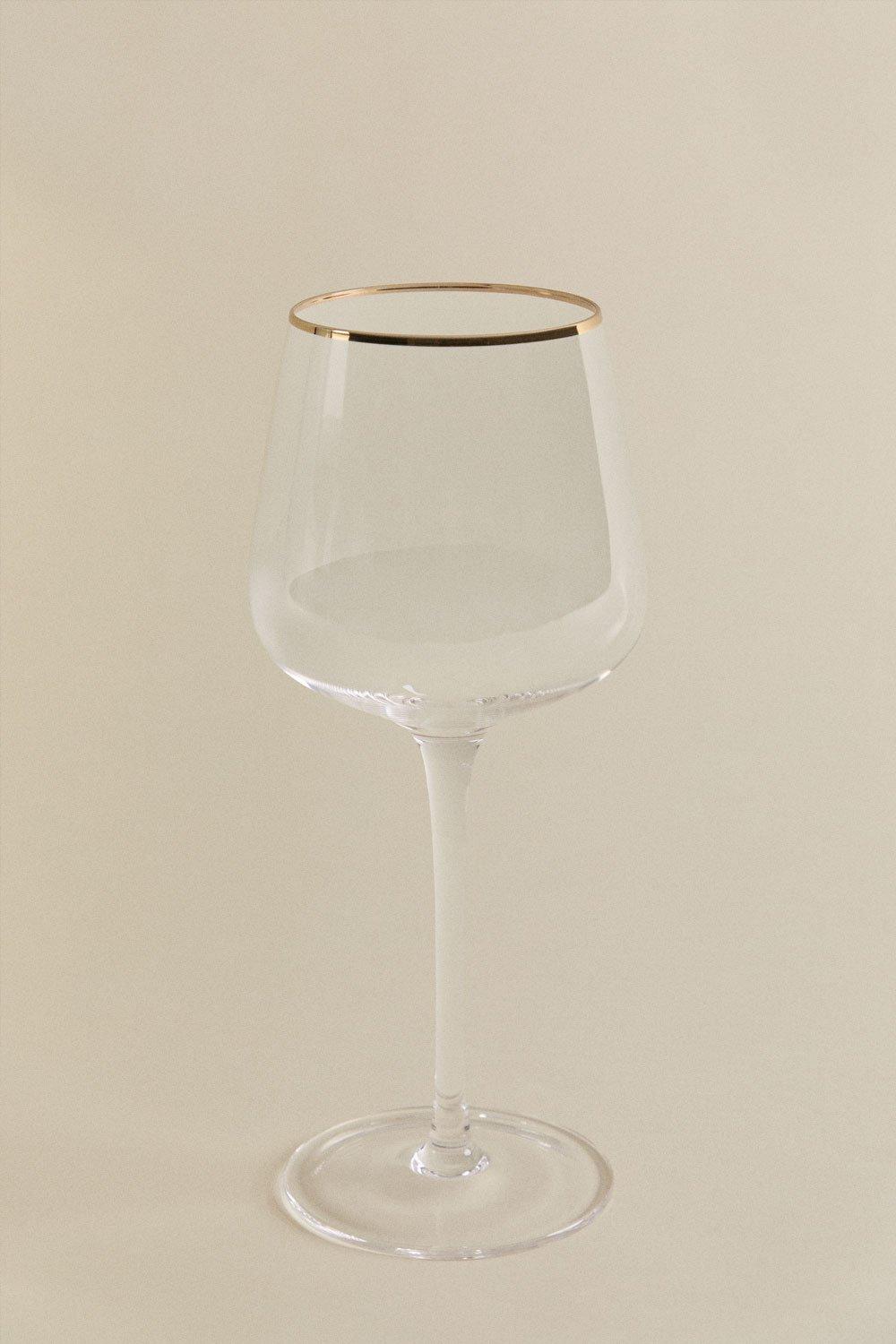 Sklum Pack De 4 Copas De Vino Tinto En Vidrio 40 Cl Olaya
