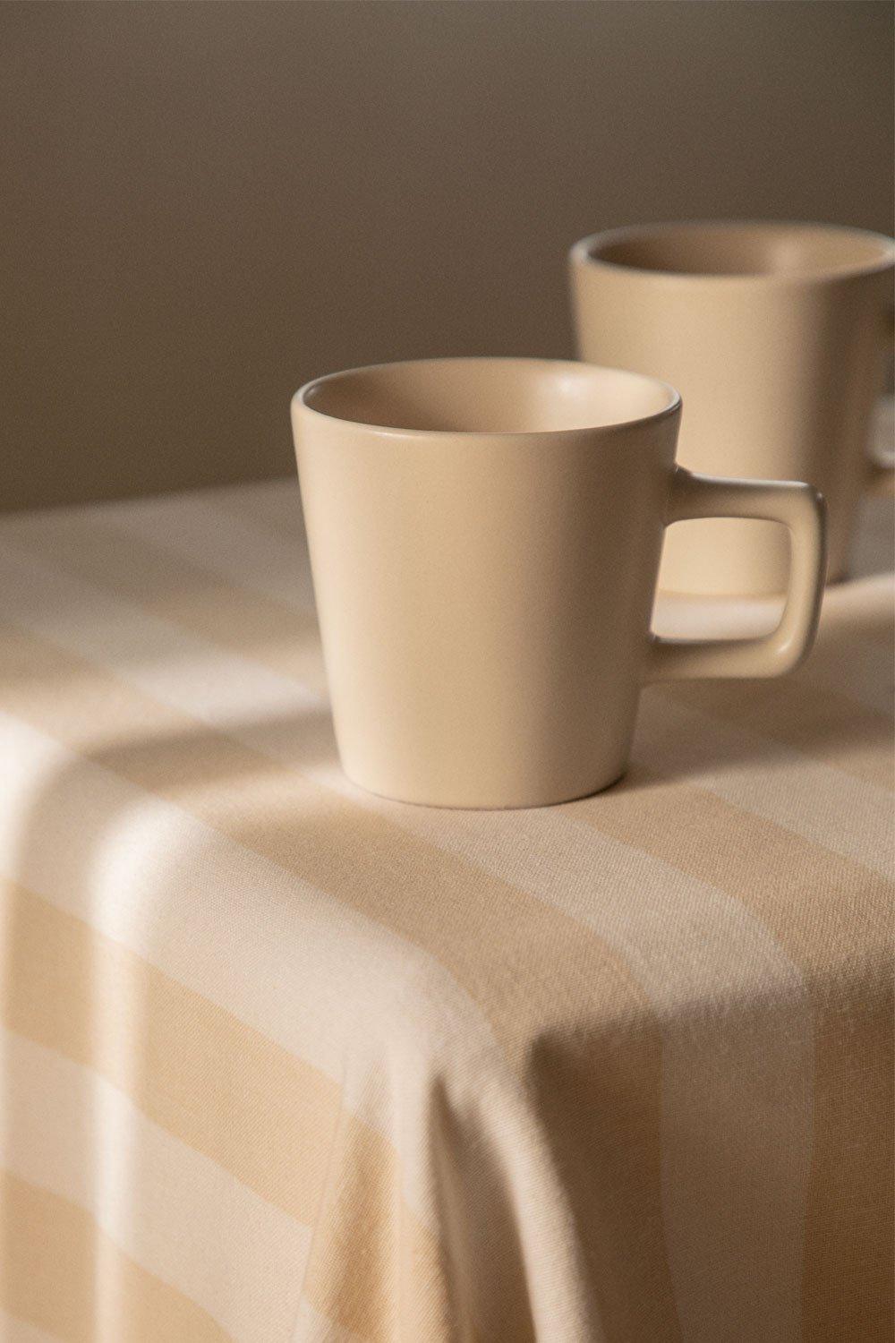 sklum Packung mit 2 Kaffeetassen à 31 cl aus Sillex-Steinzeug