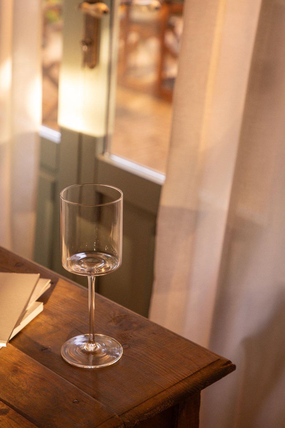 sklum Pacote de 4 taças de vinho de vidro 40 cl Lioare