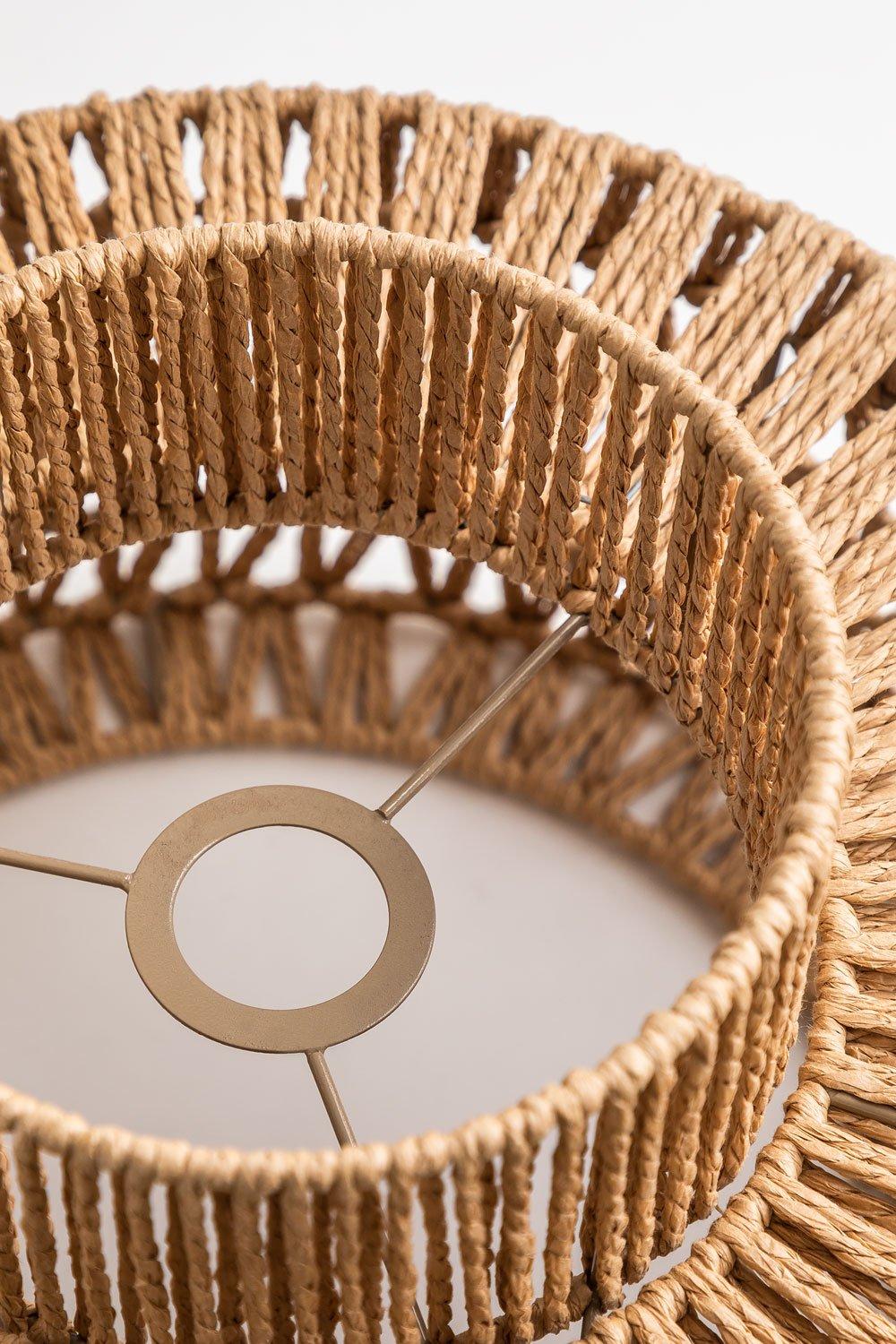 Sklum Pantalla Para Lámpara En Papel Trenzado Kiara