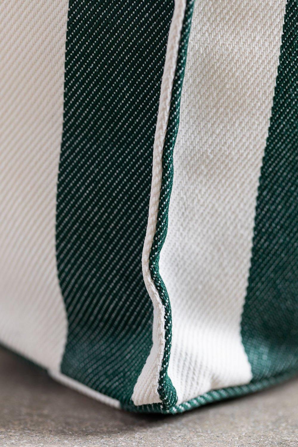 Sklum Puff Rectangular 75x65 Cm Para Sofá Modular De Jardín En Tela Sandel