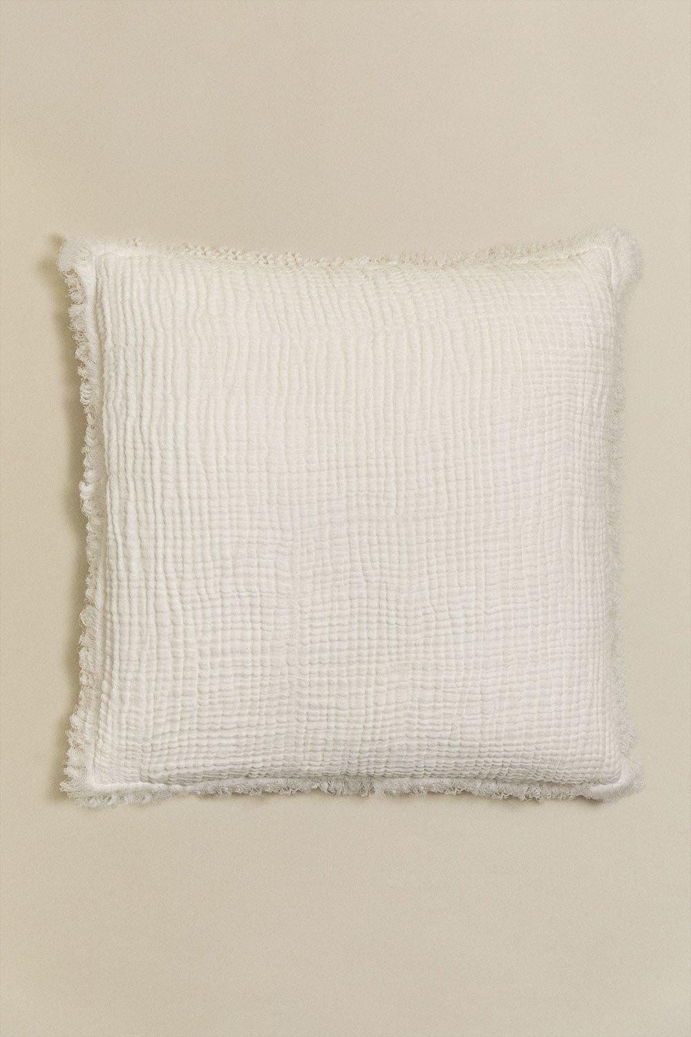 Sklum Quadratisches Kissen Aus Baumwollgaze (45 X 45 Cm) Jobert