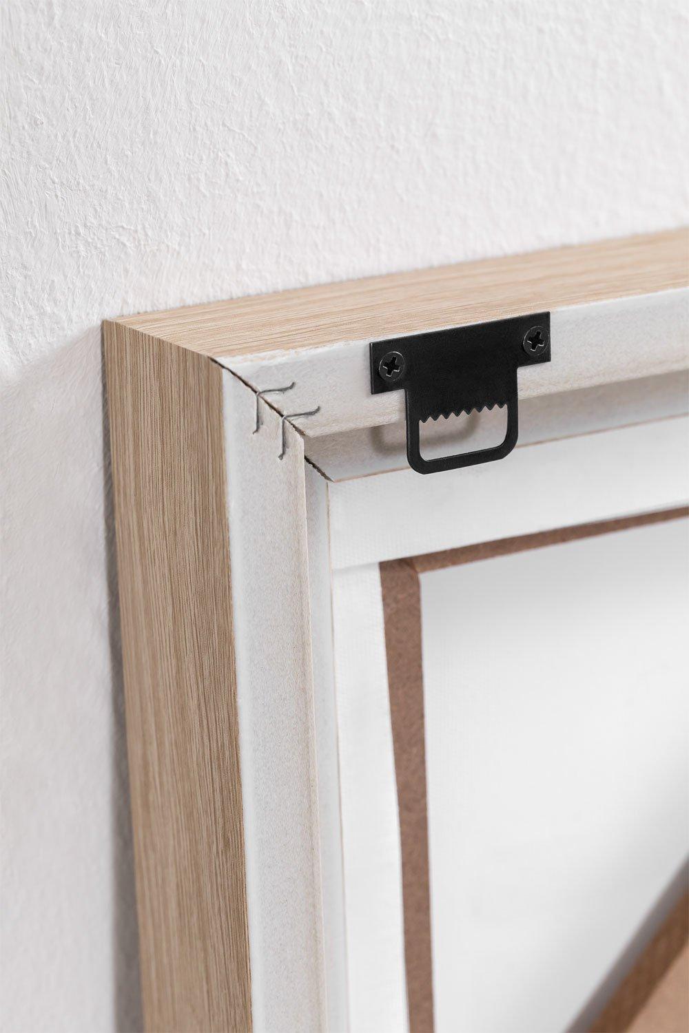 Sklum Quadro Decorativo Em Gesso Relevo (60x90 Cm) Severina