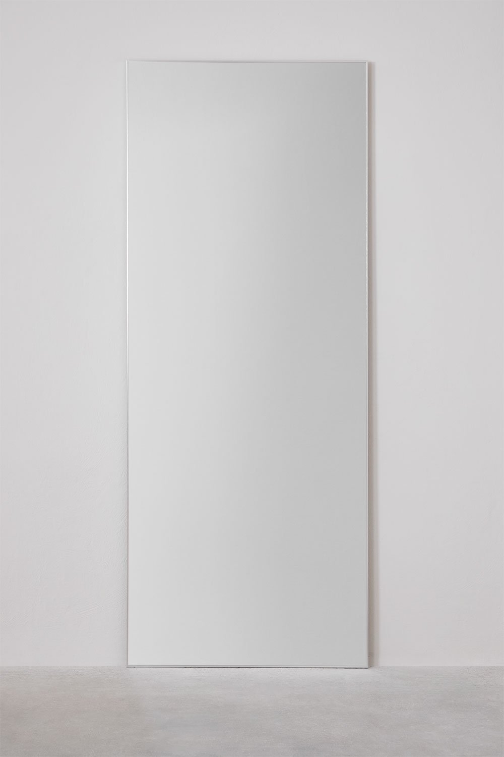 Sklum Rechteckiger Standspiegel Aus Aluminium (80x200 Cm) Ondra