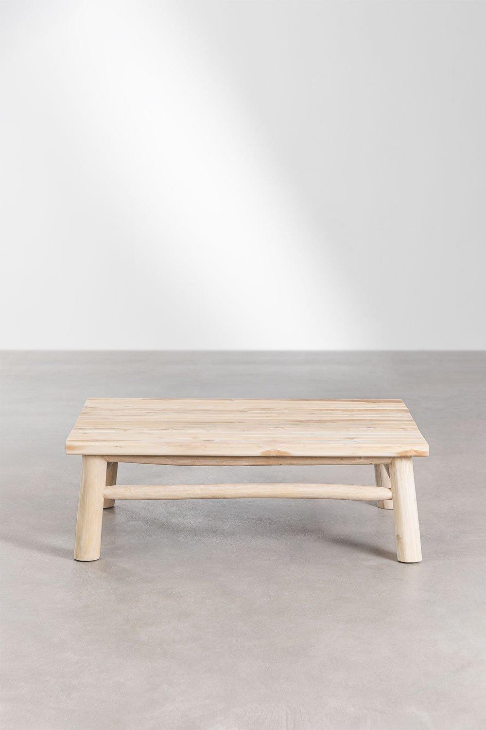 Sklum Rechthoekige Tuinsalontafel 120x80 Cm Van Teakhout Narel