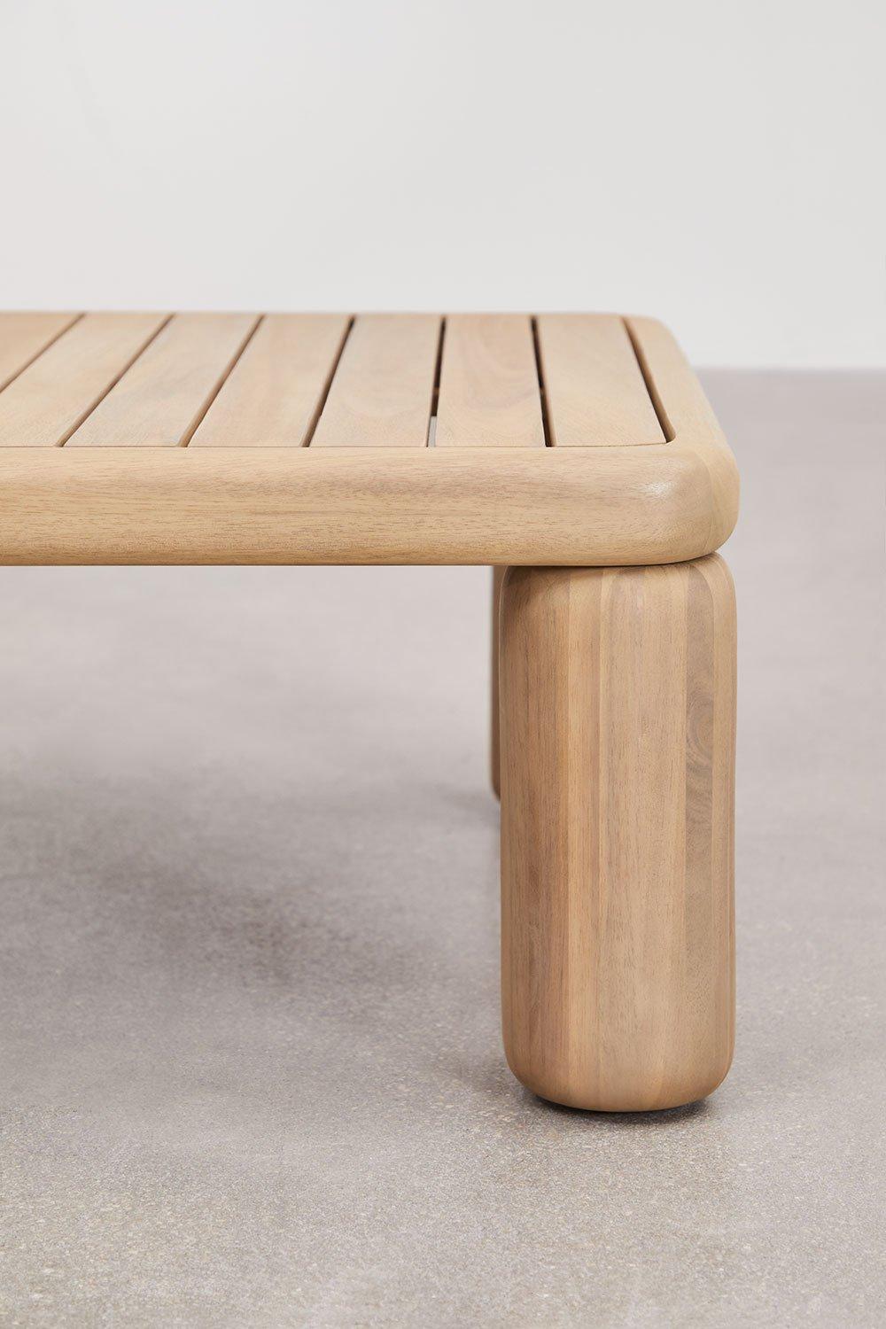 Sklum Rectangular Coffee Table 115x70 Cm In Ioanis Acacia Wood