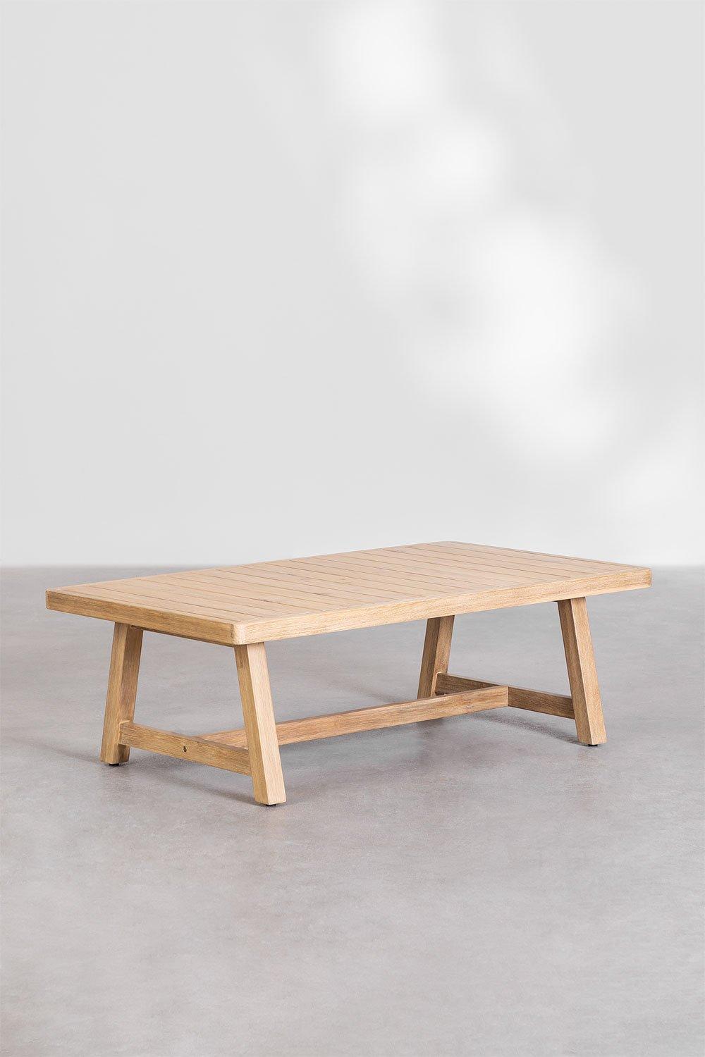 Sklum Rectangular Garden Coffee Table 130x75 Cm In Acacia Wood Dubai