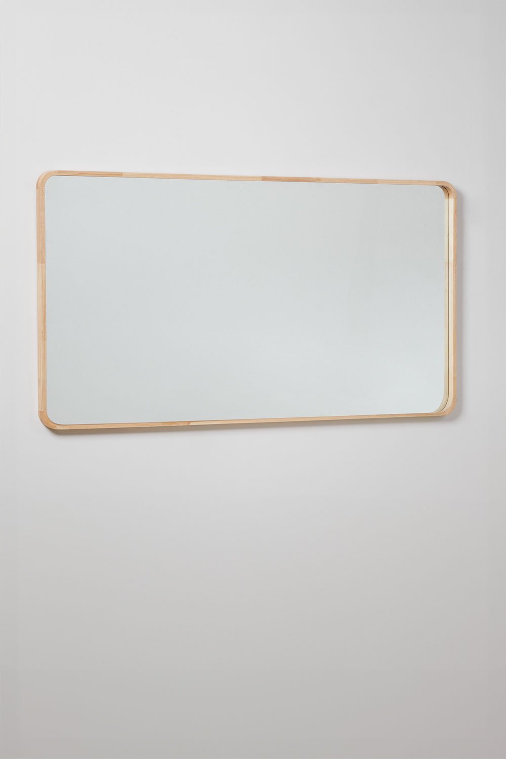 Sklum Rectangular Wall Mirror (170 X 90 Cm) In Ornella Oak Wood
