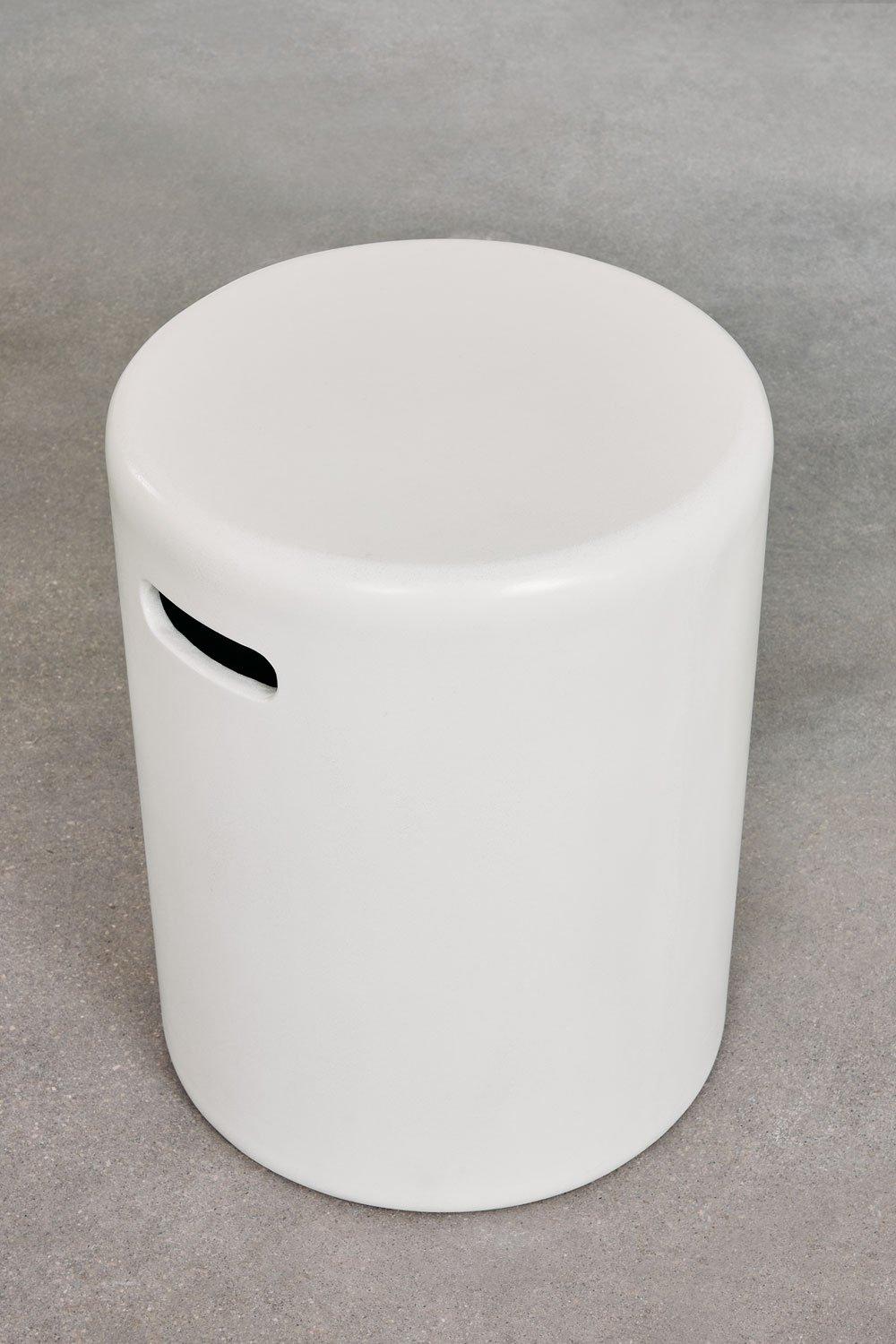 Sklum Round Garden Side Table Ø35 Cm In Biltet Cement