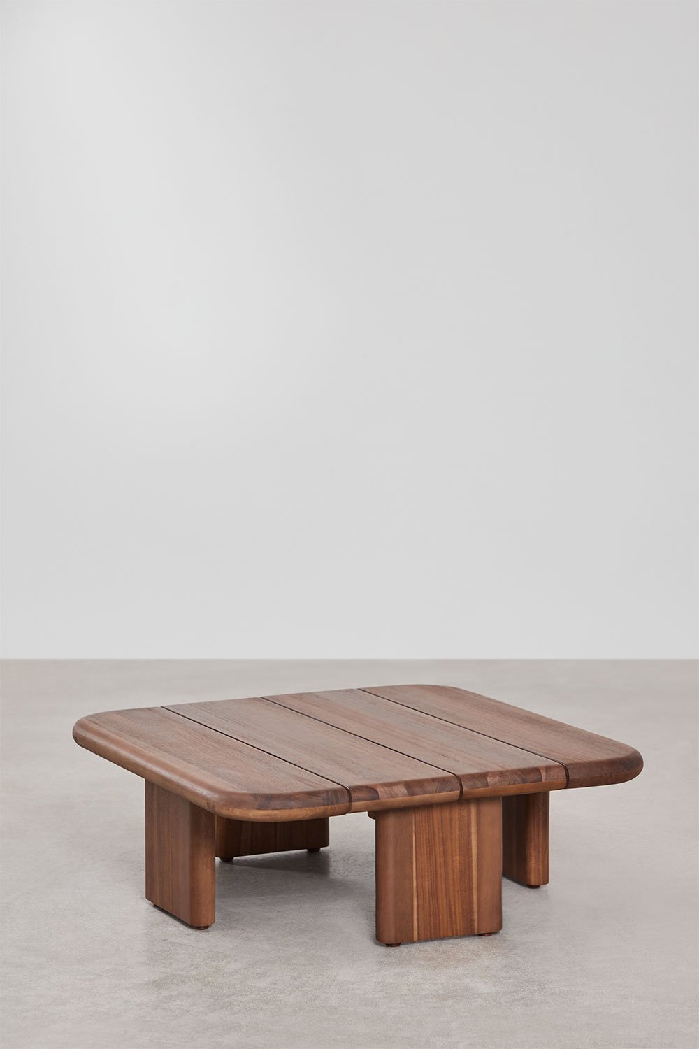 Sklum Salontafel Voor De Tuin Vierkant 70x70 Cm Van Acaciahout Famara
