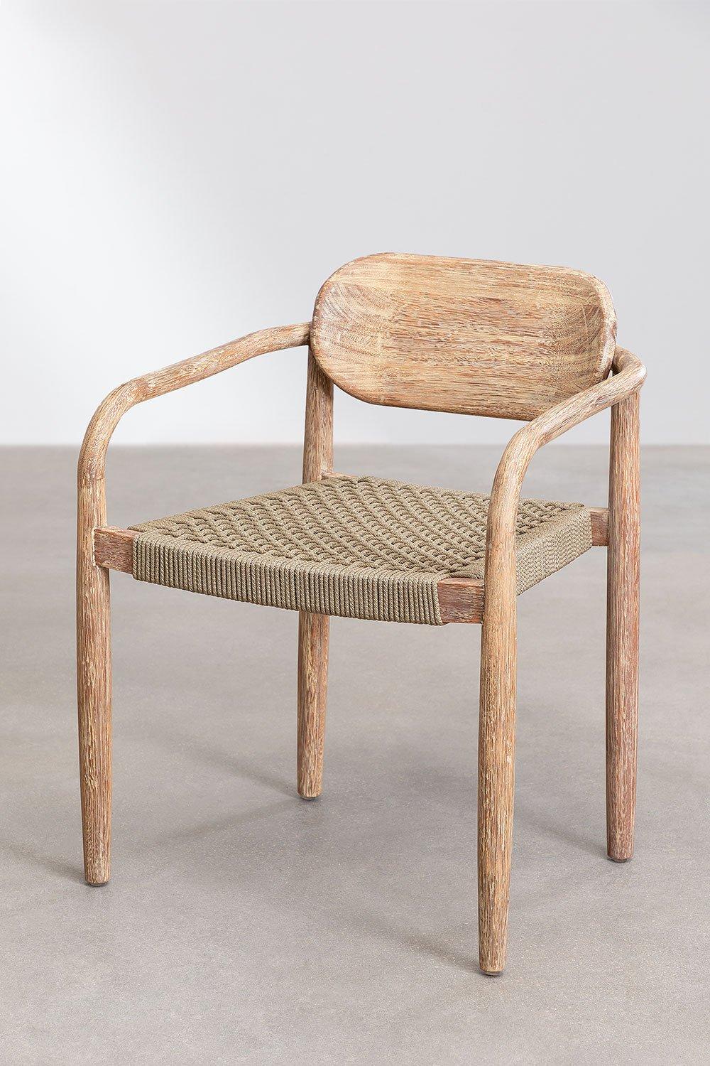 Sklum Sedia Da Giardino Con Braccioli In Legno Naele