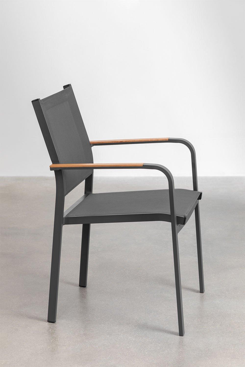 Sklum Sedia Da Giardino Impilabile In Alluminio Archer