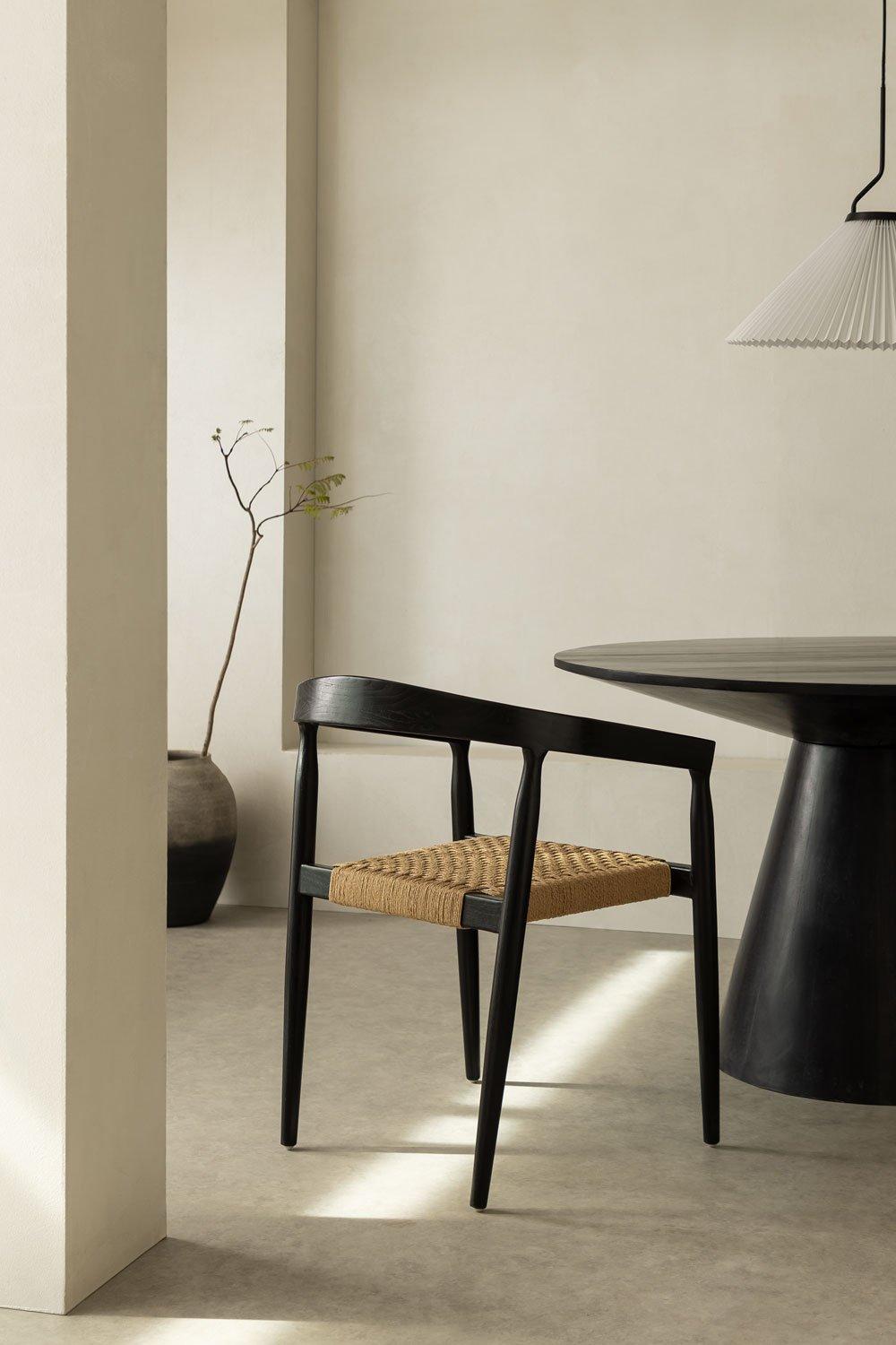 sklum Sedia da pranzo Visby Design in legno di teak