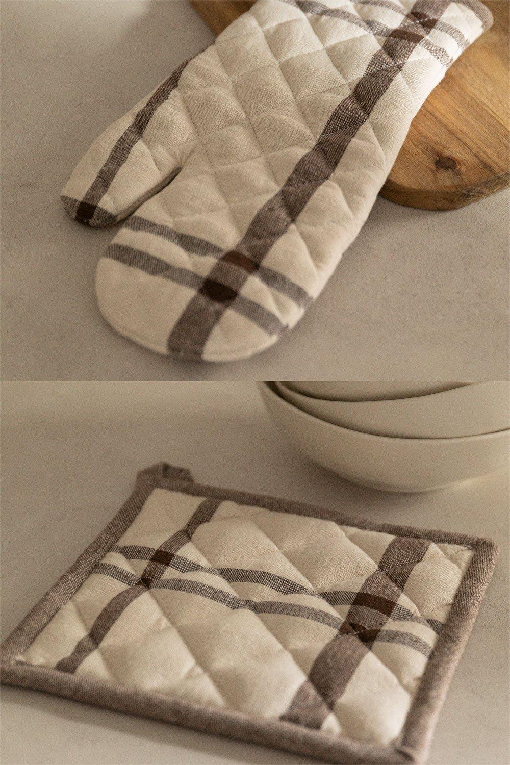 sklum Set aus Ofenhandschuh und Geschirrtuch Ducase