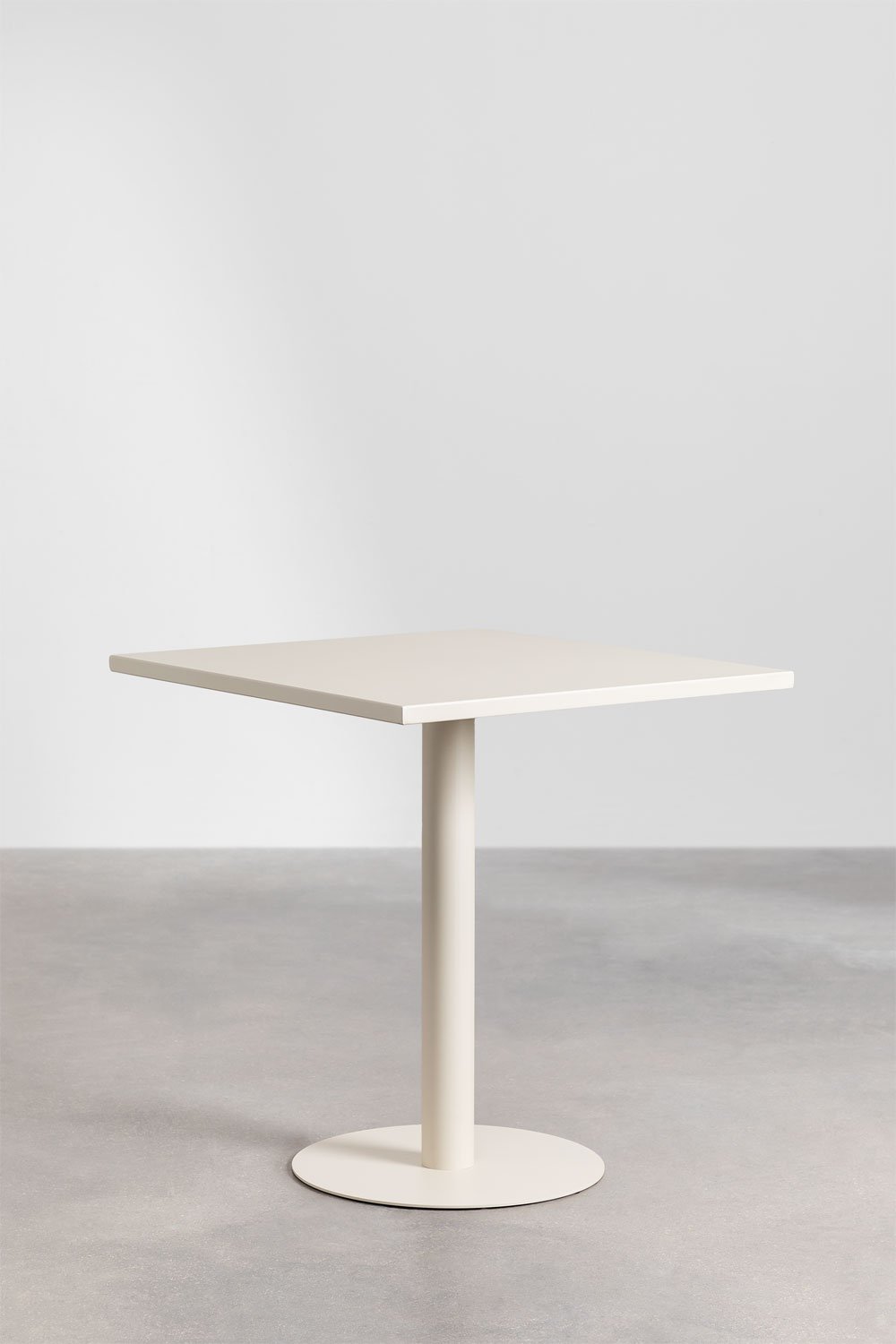 Sklum Set De Mesa Cuadrada 70x70 Cm Y 4 Sillas De Jardín Mizzi