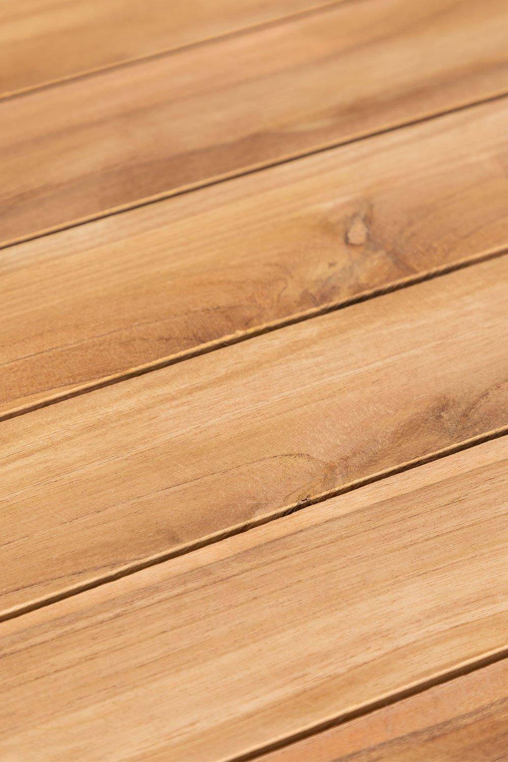 Sklum Set De Mesa De Comedor Rectangular (200x100 Cm) En Madera Donal Y 6 Sillas De Comedor Barker