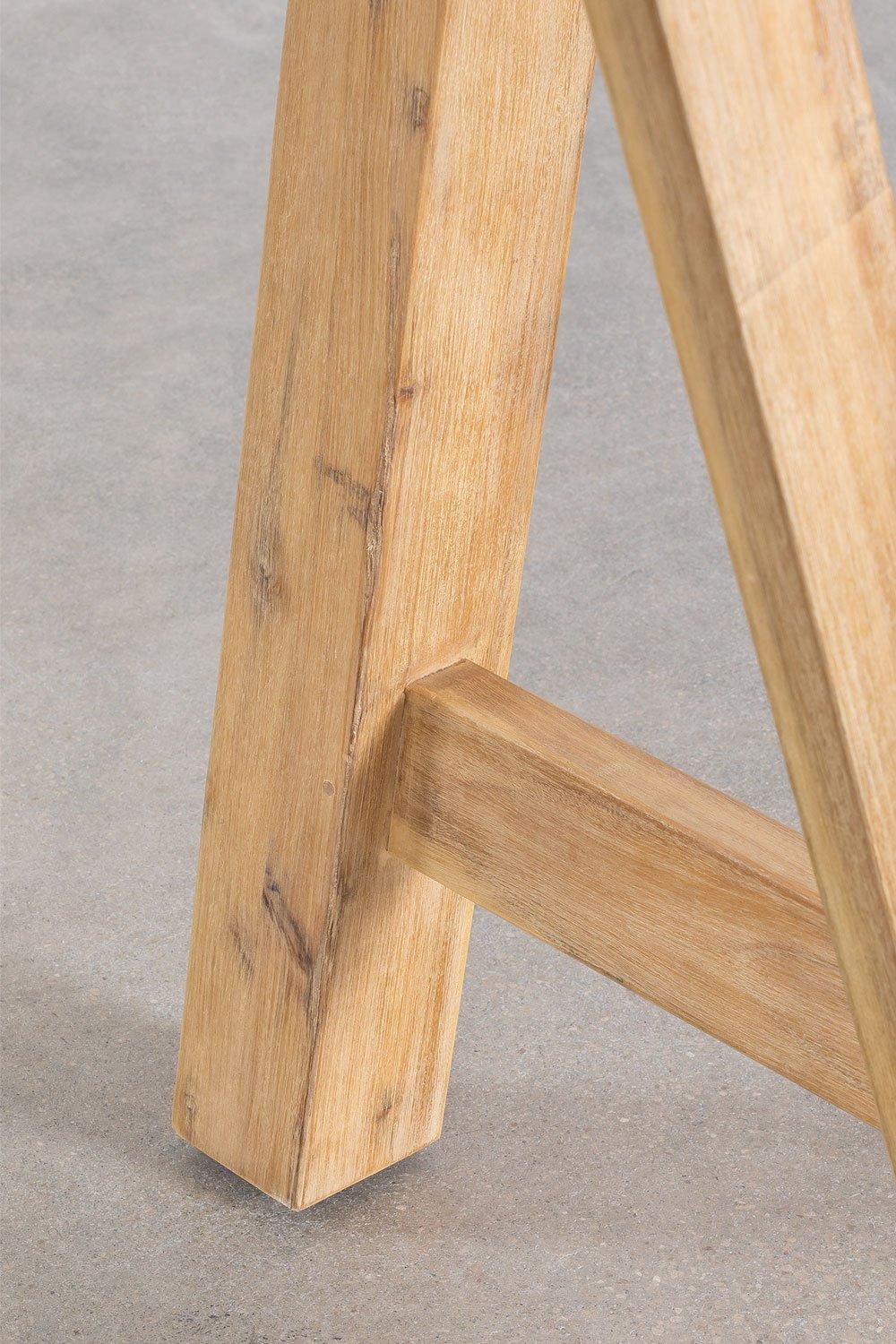 Sklum Set De Mesa Rectangular (300x100 Cm) Y 12 Sillas De Comedor En Madera De Acacia Dubai