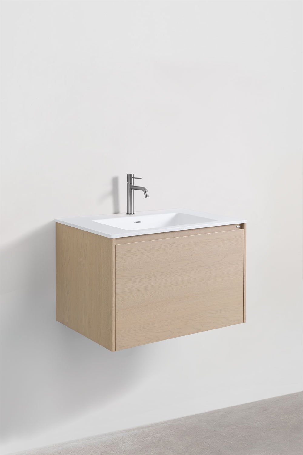 Sklum Set Di Mobili Da Bagno In Legno Con Lavabo Integrato Jacob