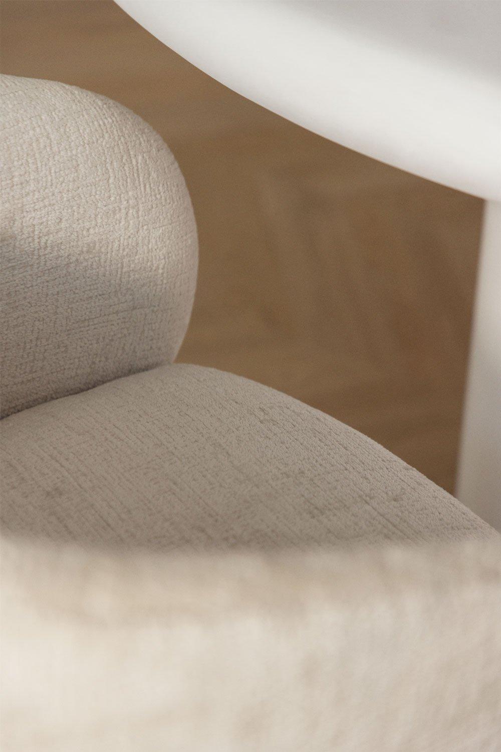 Sklum Silla De Comedor Con Reposabrazos En Chenilla Vasilis