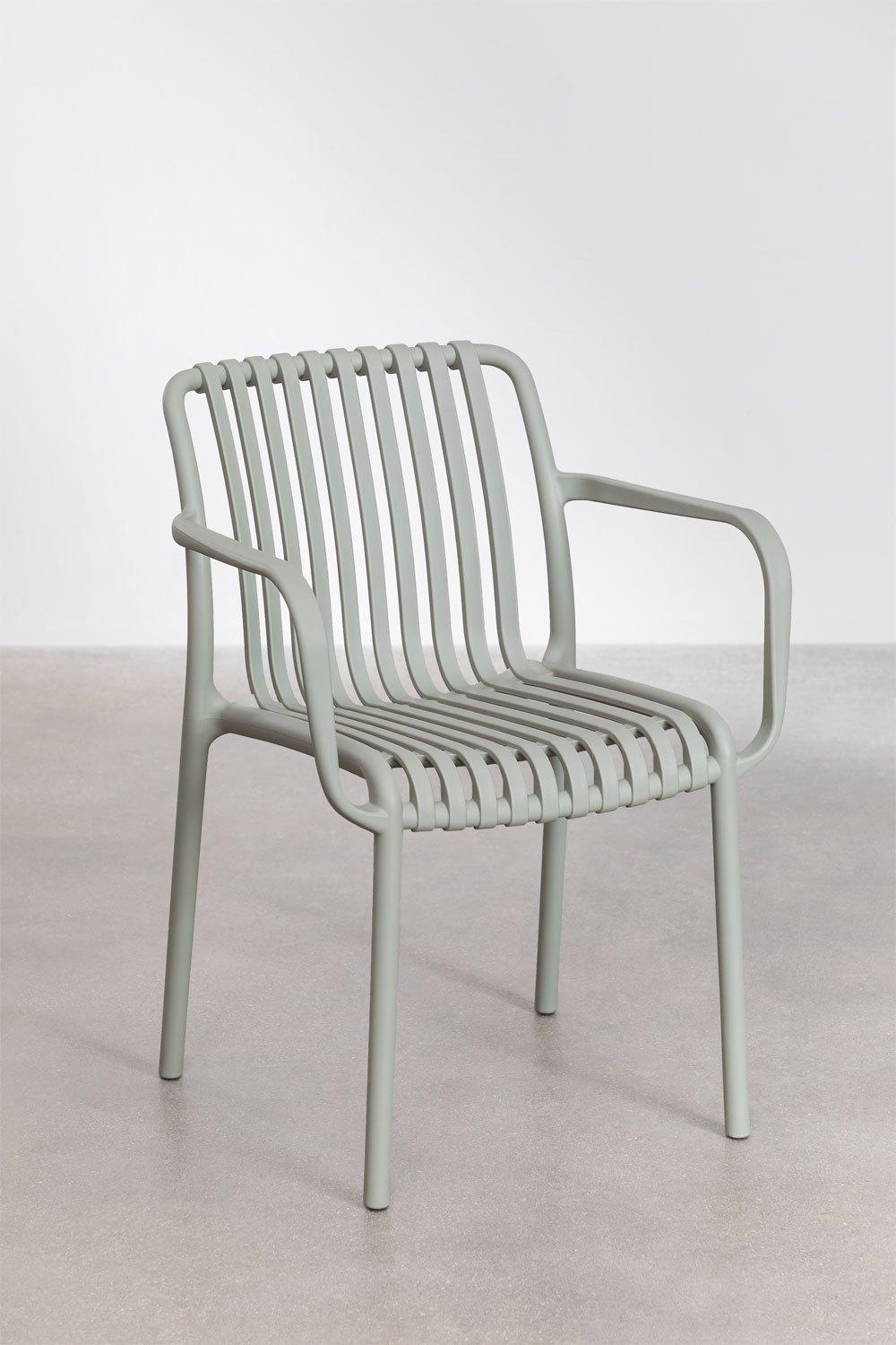 Sklum Silla De Comedor Con Reposabrazos En Polipropileno Wendell