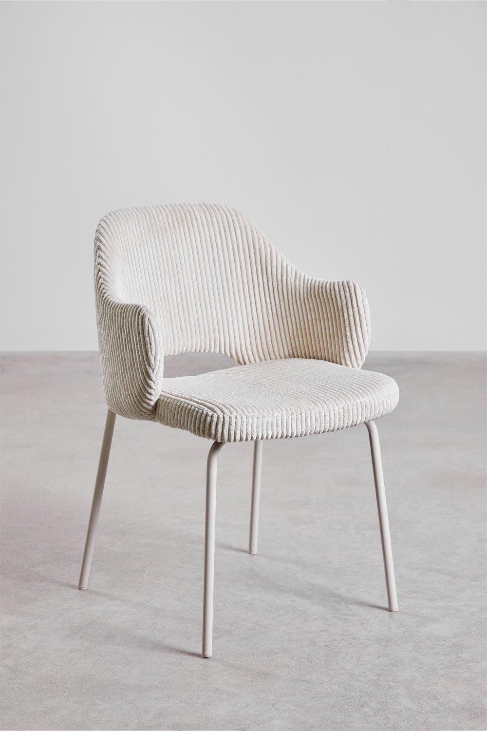 Sklum Silla De Comedor Con Reposabrazos Tapizada Gemma