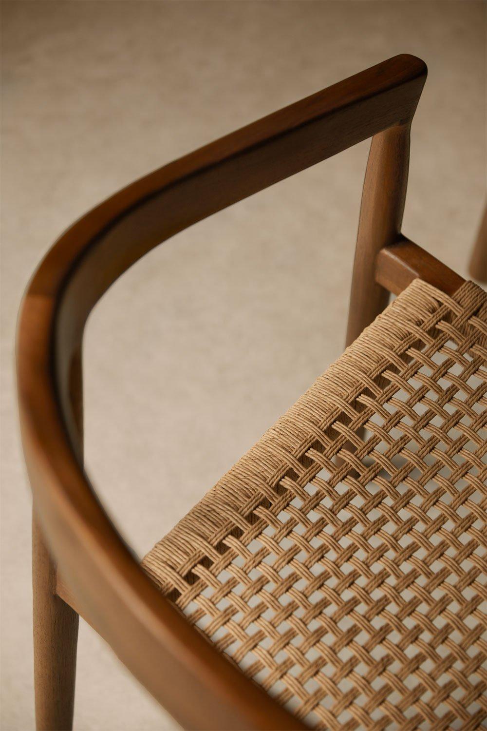 Sklum Silla De Comedor En Madera De Teca Visby Design