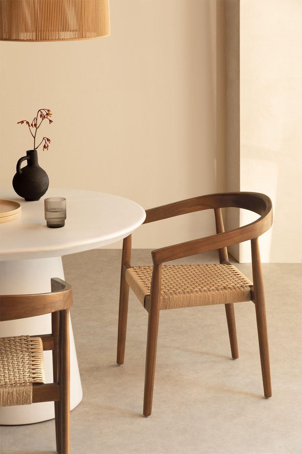 sklum Silla de comedor en madera de teca Visby Design