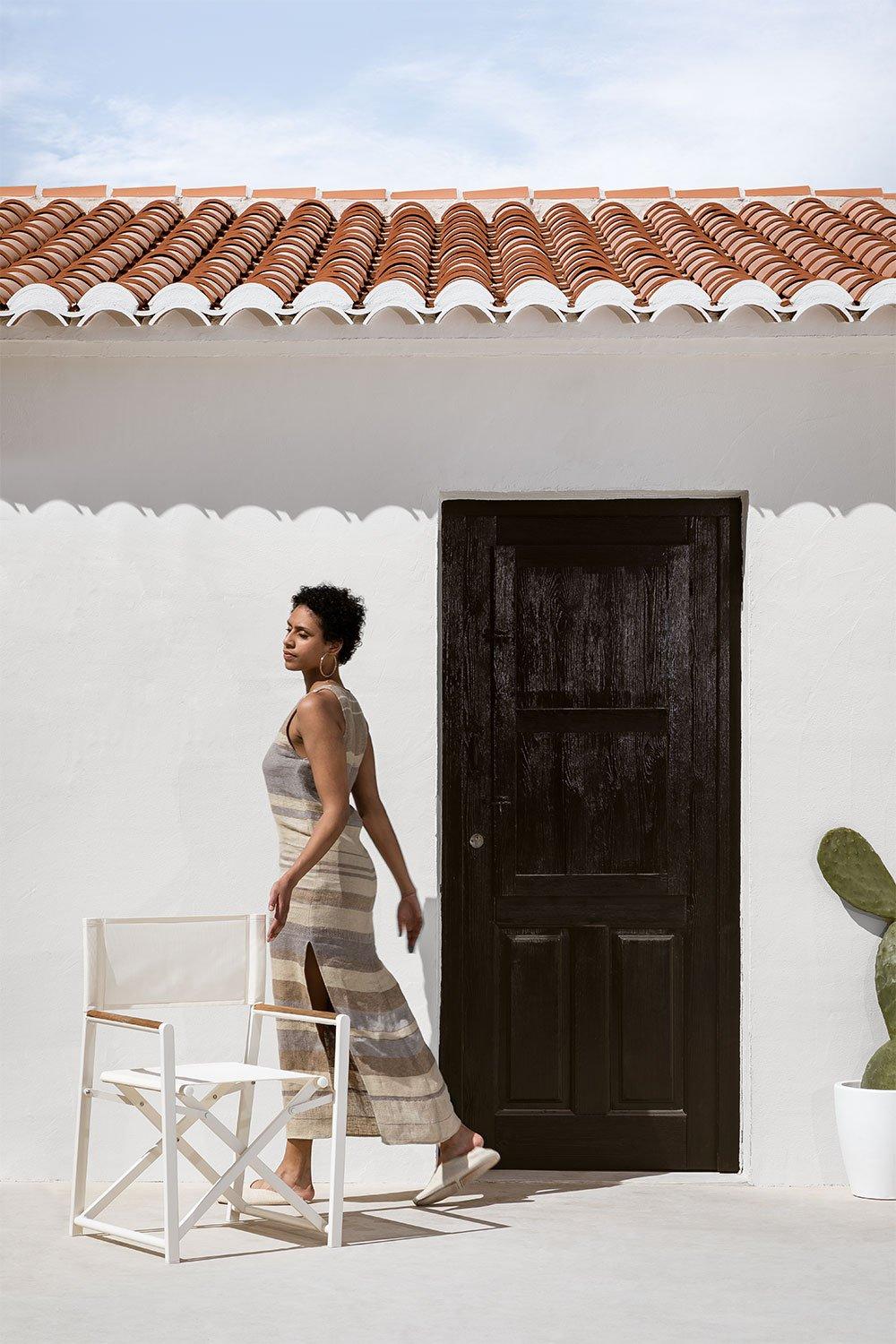 sklum Silla de director plegable para jardín Jordana