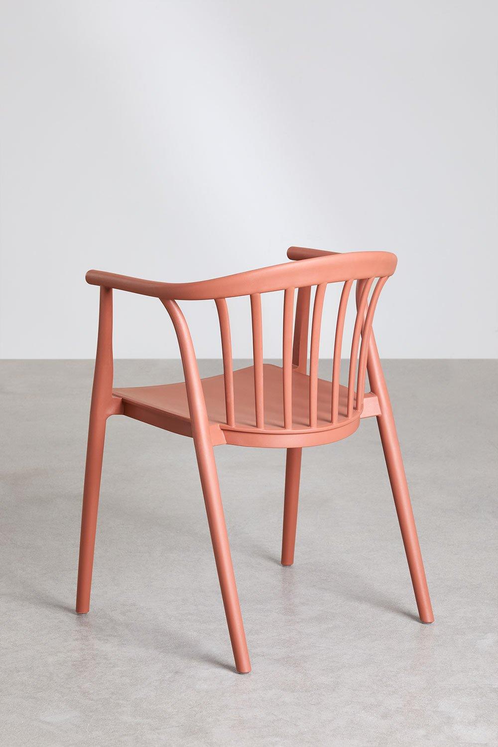Sklum Silla De Jardín Apilable Con Reposabrazos Ivor