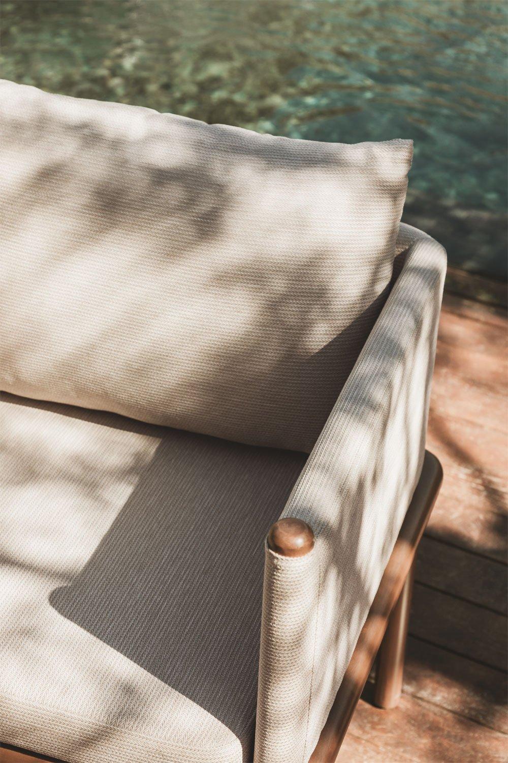 Sklum Silla De Jardín Con Reposabrazos En Madera De Acacia Olivia