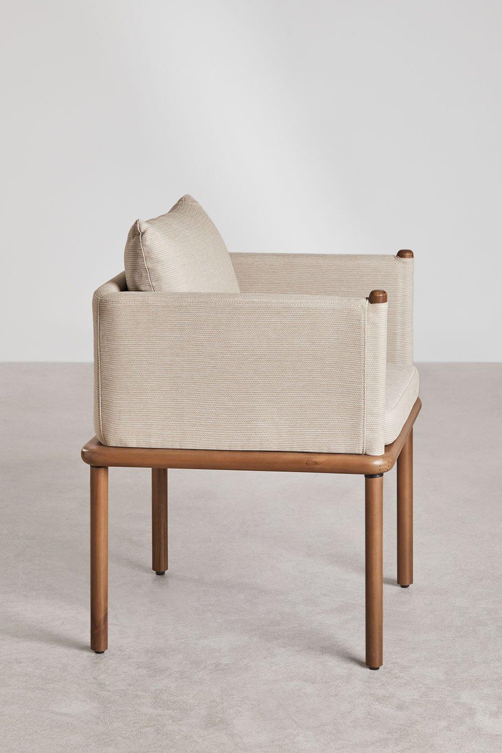 Sklum Silla De Jardín Con Reposabrazos En Madera De Acacia Olivia